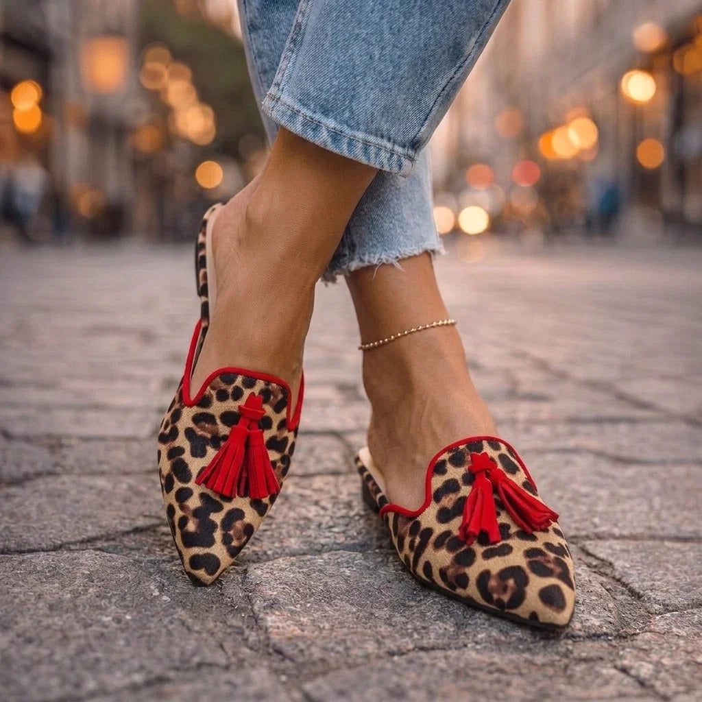 SERAFINA | MULES A PUNTA CON NAPPINE
