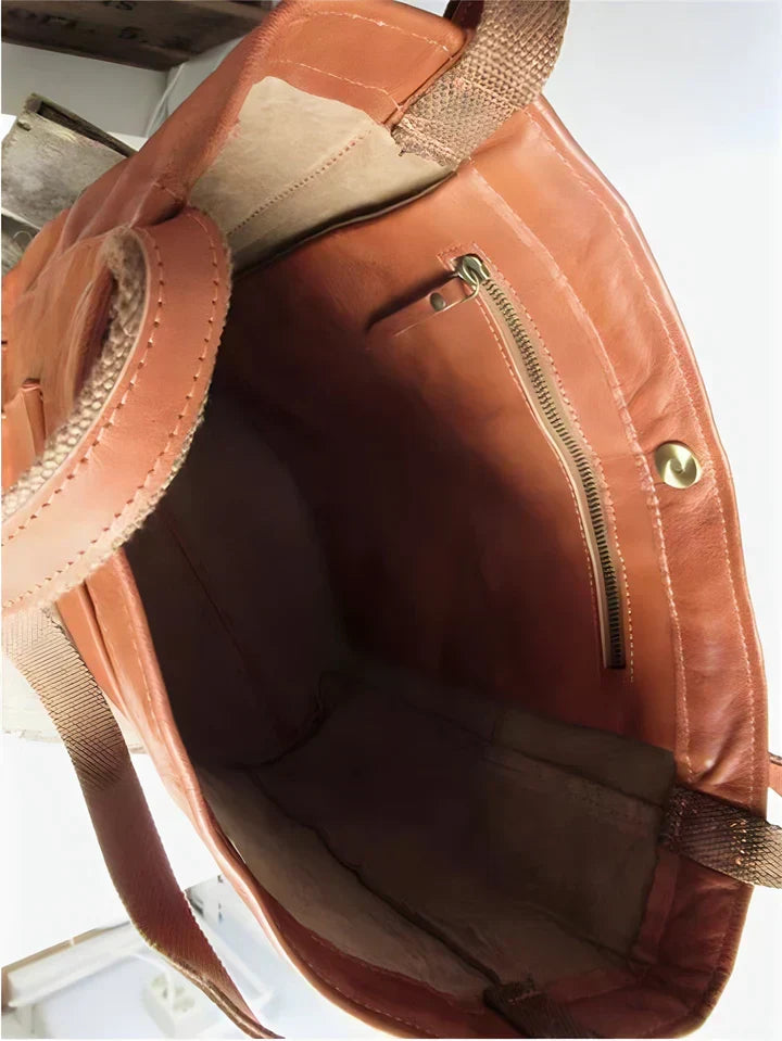 THESSALIE | BORSA TOTE IN PELLE CLASSICA