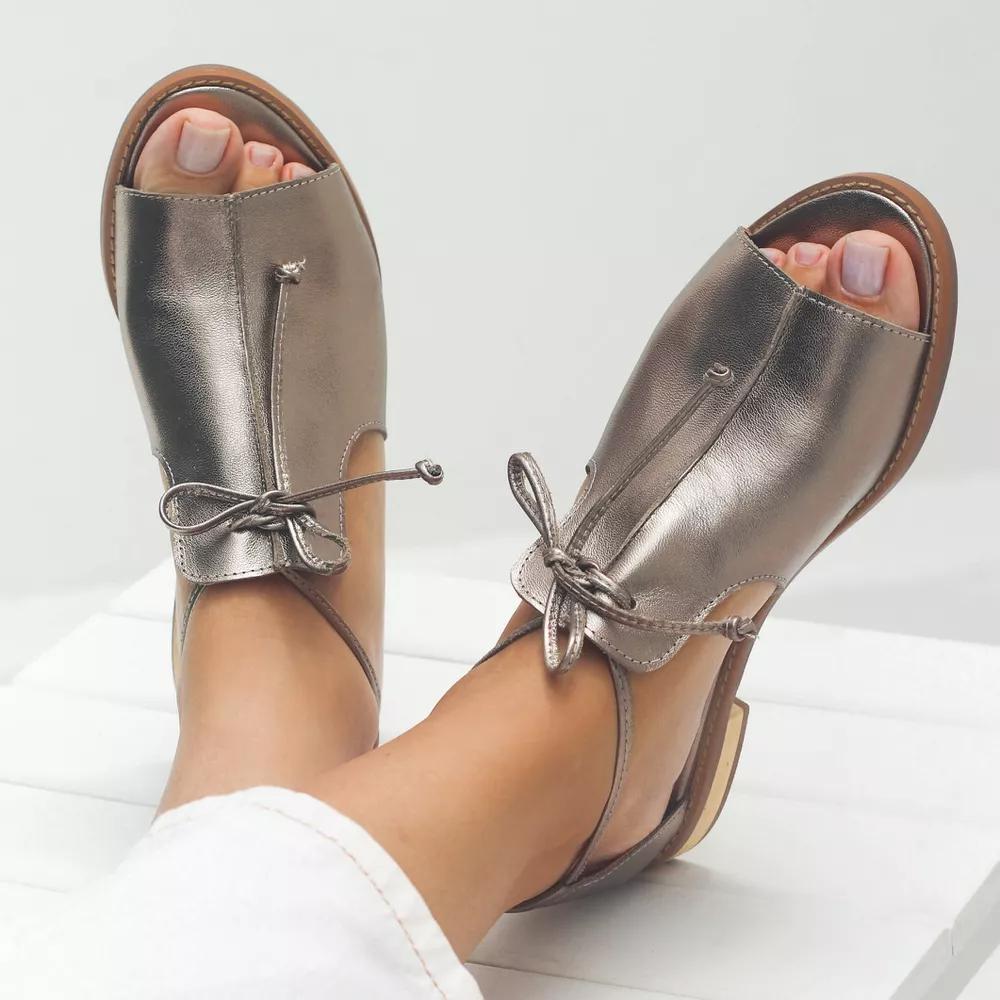 LILLIANA – SANDALI IN PELLE CON CINTURINI