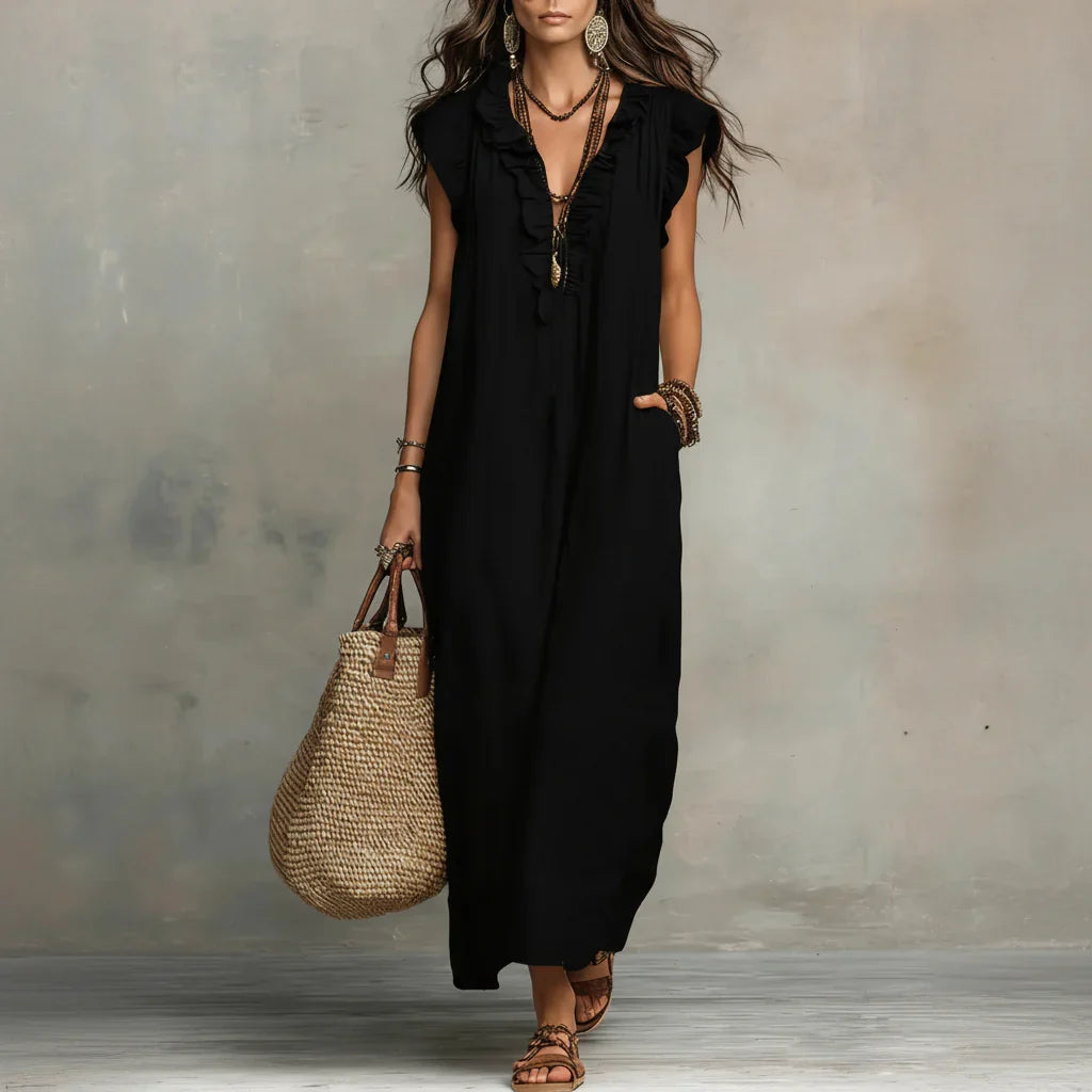 ZOEY | VESTITO LUNGO BOHEMIEN