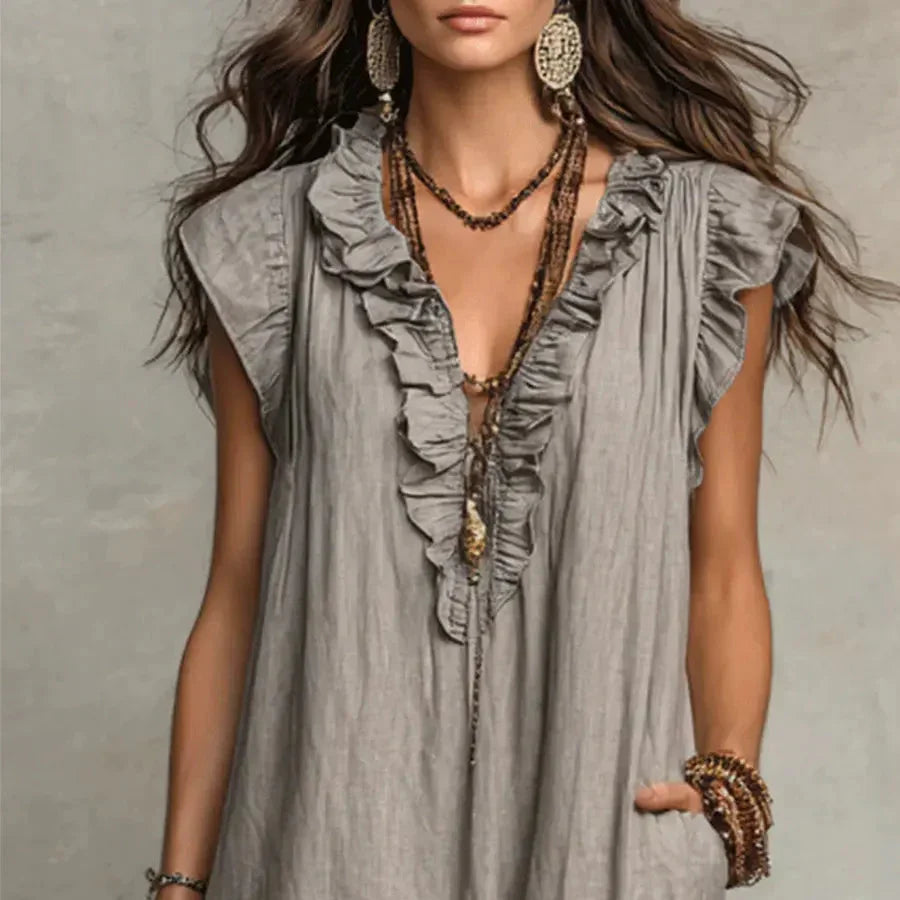 ZOEY | VESTITO LUNGO BOHEMIEN