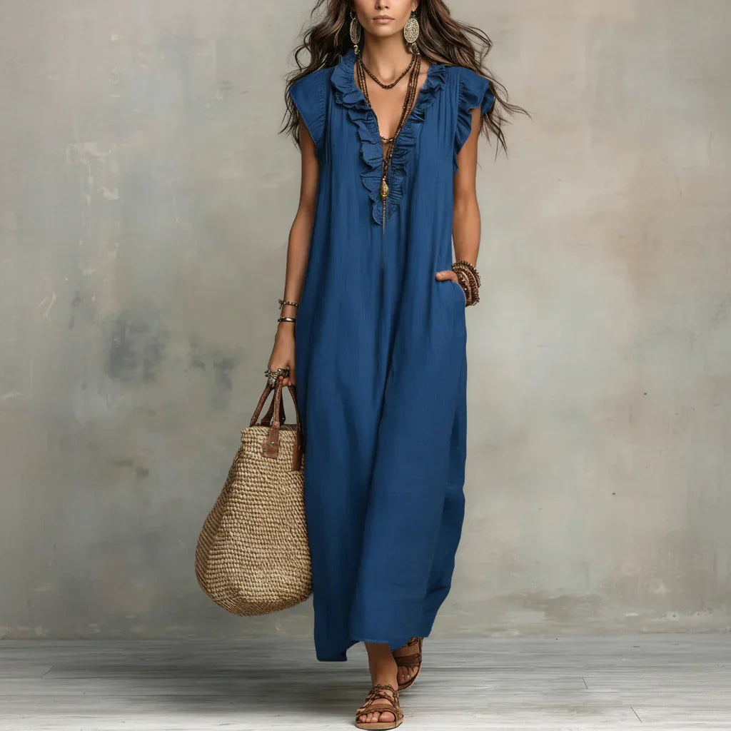 ZOEY | VESTITO LUNGO BOHEMIEN